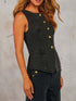 'Rylee' Vest and Wide Leg Jeans Denim Set - Celes Fashion